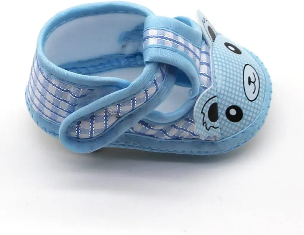 Newborn Baby Girls Cartoon Prewalker Soft Sole Sandals Single Shoes Toddler Boy Running Shoes