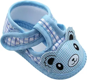 Newborn Baby Girls Cartoon Prewalker Soft Sole Sandals Single Shoes Toddler Boy Running Shoes