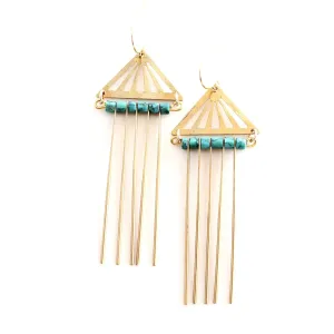 Nora Earrings Turquoise