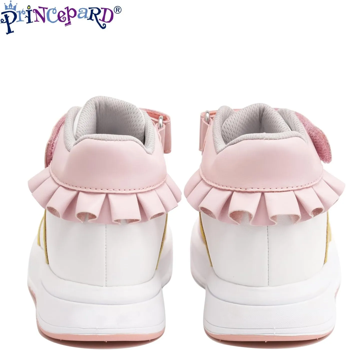 Orthopedic Shoes for Girls with Ankle and Arch Support,Fashion Thick Sole Sneakers with Skirt Decoration