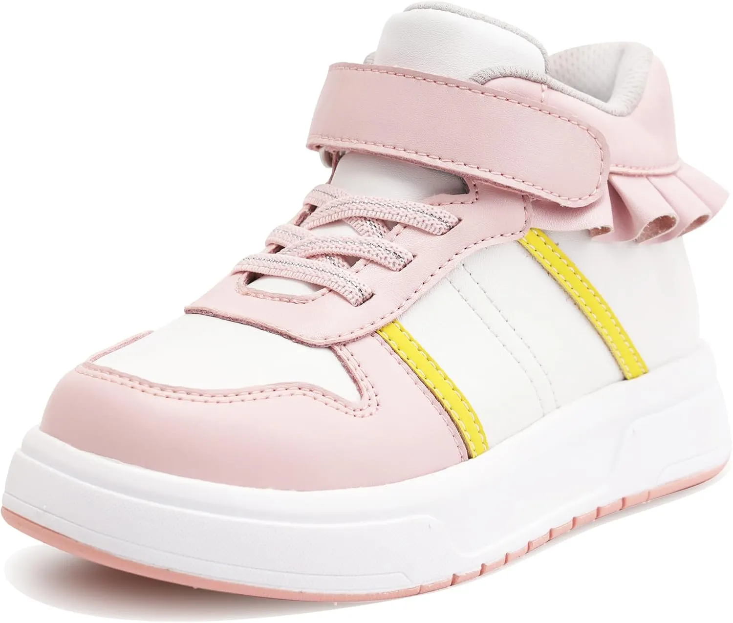 Orthopedic Shoes for Girls with Ankle and Arch Support,Fashion Thick Sole Sneakers with Skirt Decoration