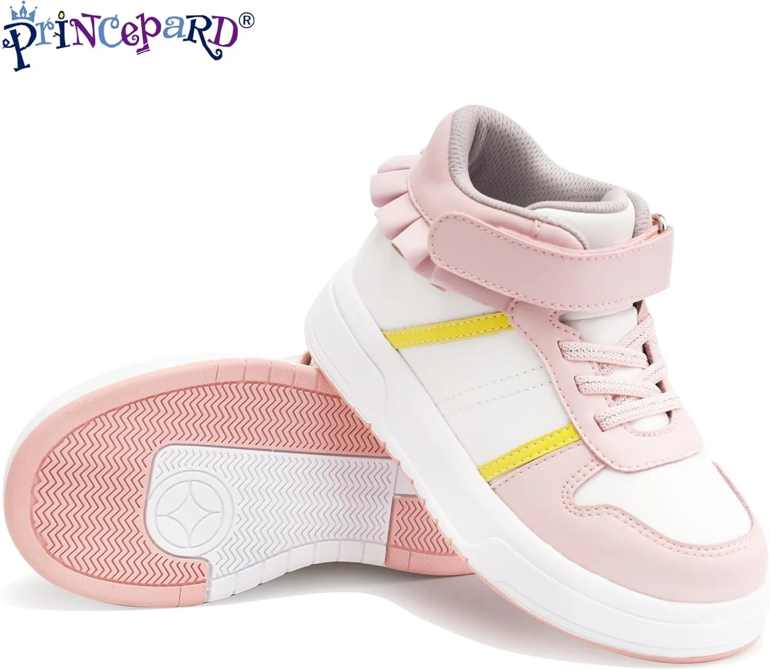 Orthopedic Shoes for Girls with Ankle and Arch Support,Fashion Thick Sole Sneakers with Skirt Decoration