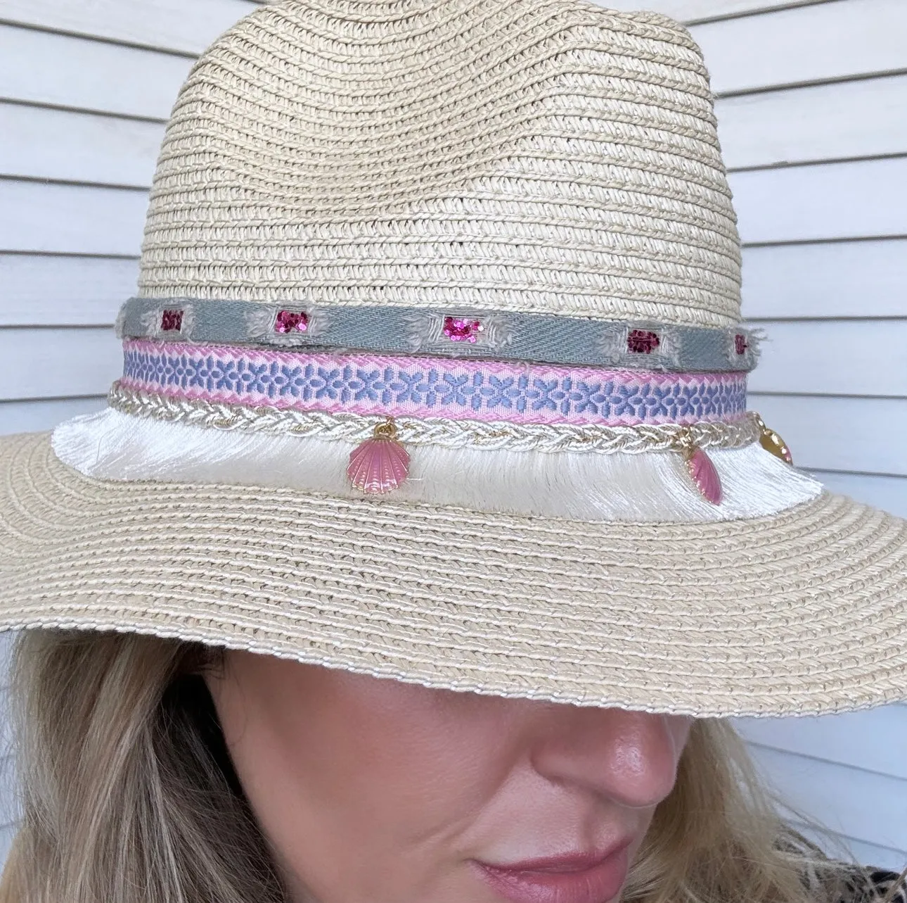 Pink Shell Hat