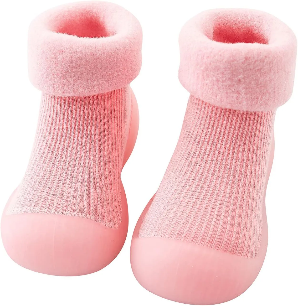 POLG Sock Shoes Baby Toddler Girls Boys Soft Rubber Sole Shoes Breathable First Walking Shoes Anti-Slip Shoes.
