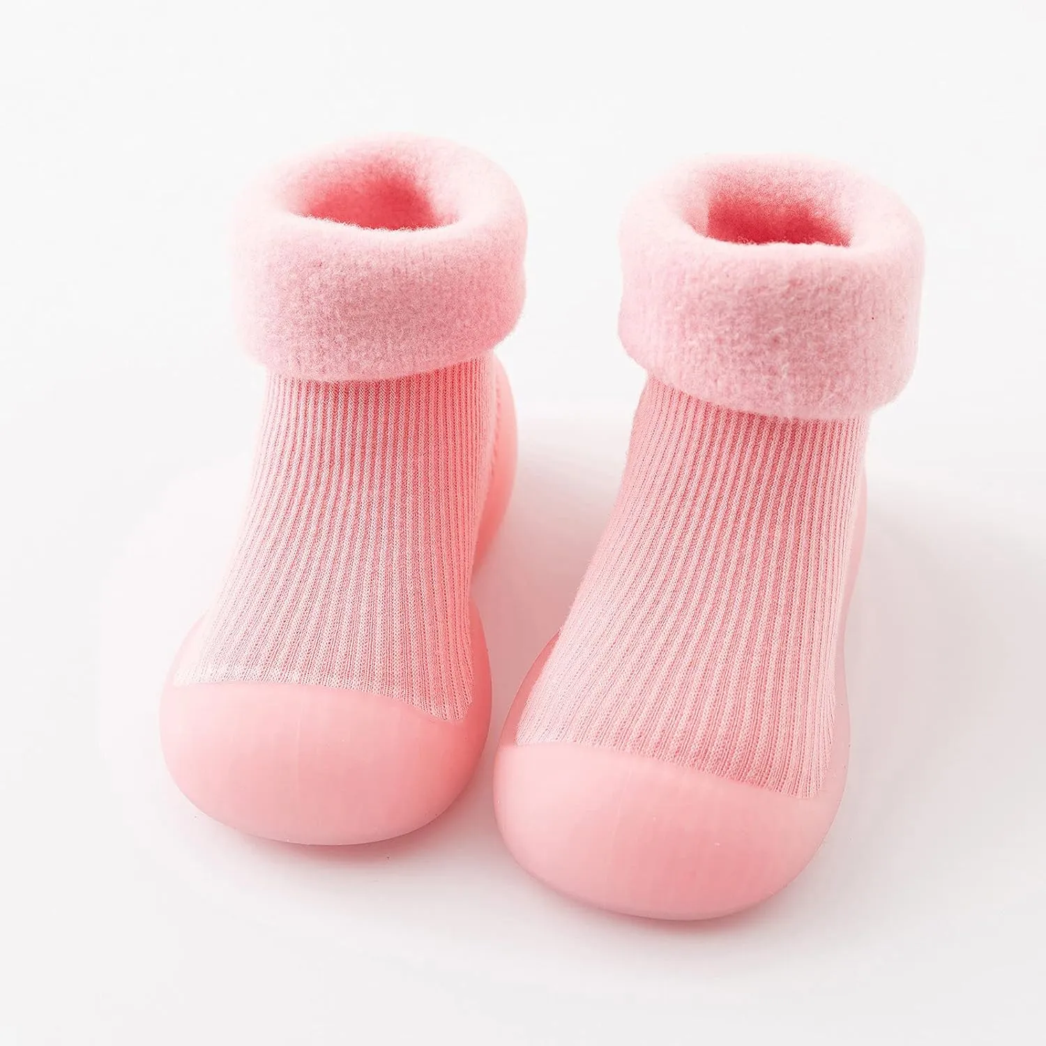 POLG Sock Shoes Baby Toddler Girls Boys Soft Rubber Sole Shoes Breathable First Walking Shoes Anti-Slip Shoes.