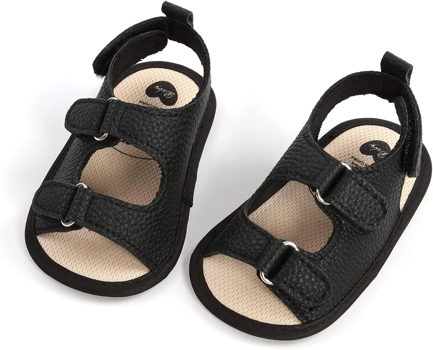 Prewalker Walking Soft Girls Sandals Sole Flat Boys Non-Slip Shoes Baby Rubber Baby Shoes Kids Slide Sandals