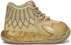 Puma Infant Boys Mb.01 Golden Child Slip On Sneakers Shoes - Gold - Size 7 M, 39571701