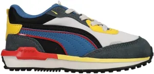 PUMA - Infant City Rider Ac Shoes, Size: 5 M US Toddler, Color: Nimbus Cloud/Vallarta Blue/Dark Slate