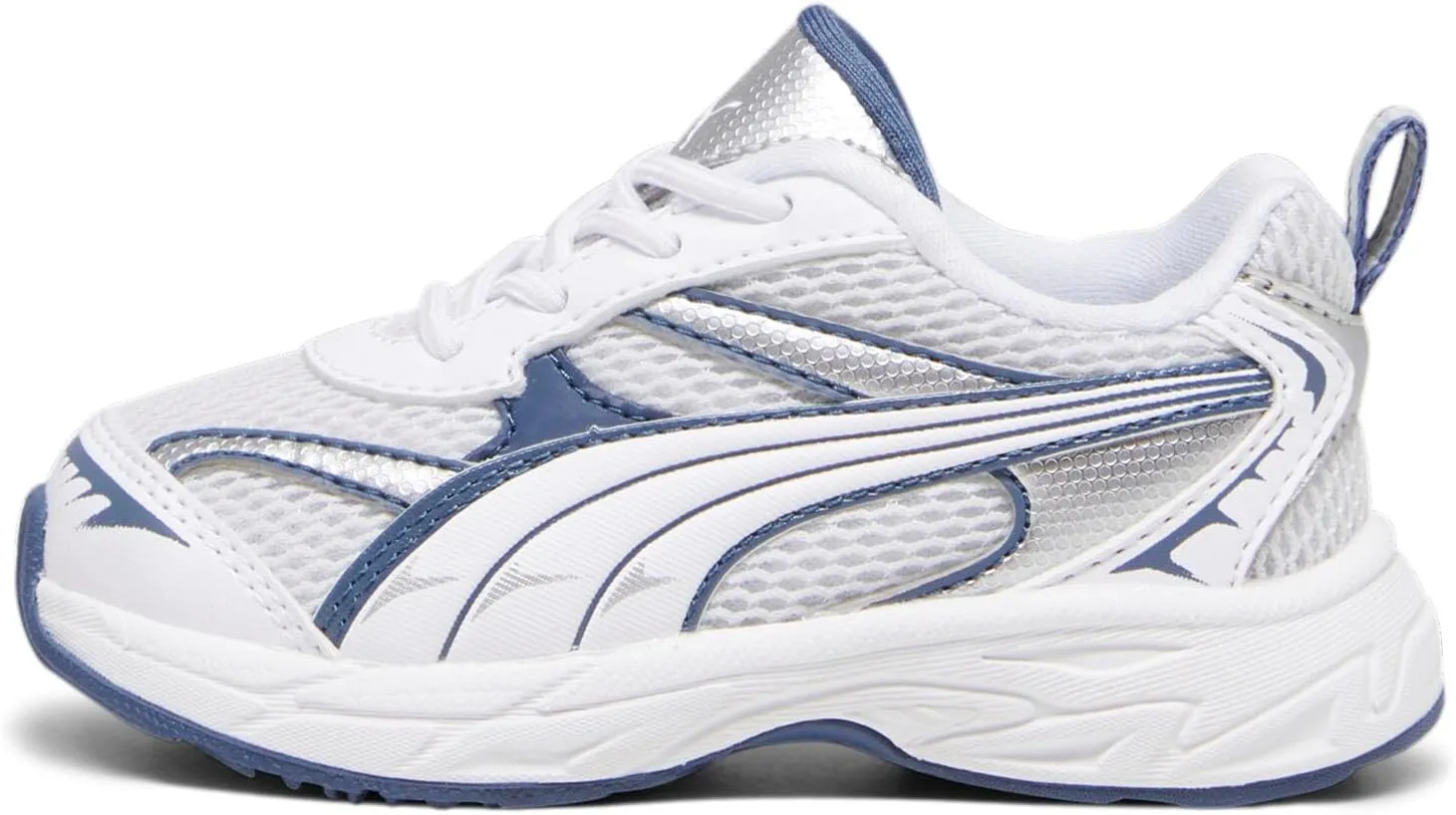 PUMA - Infants Morphic Ac Shoes, Color Feather Gray/Inky Blue, Size: 4 M US Toddler