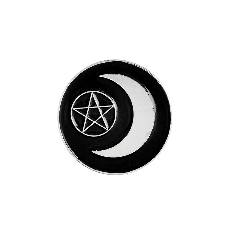 Punk Trendy WITCH kitty enamel pins
