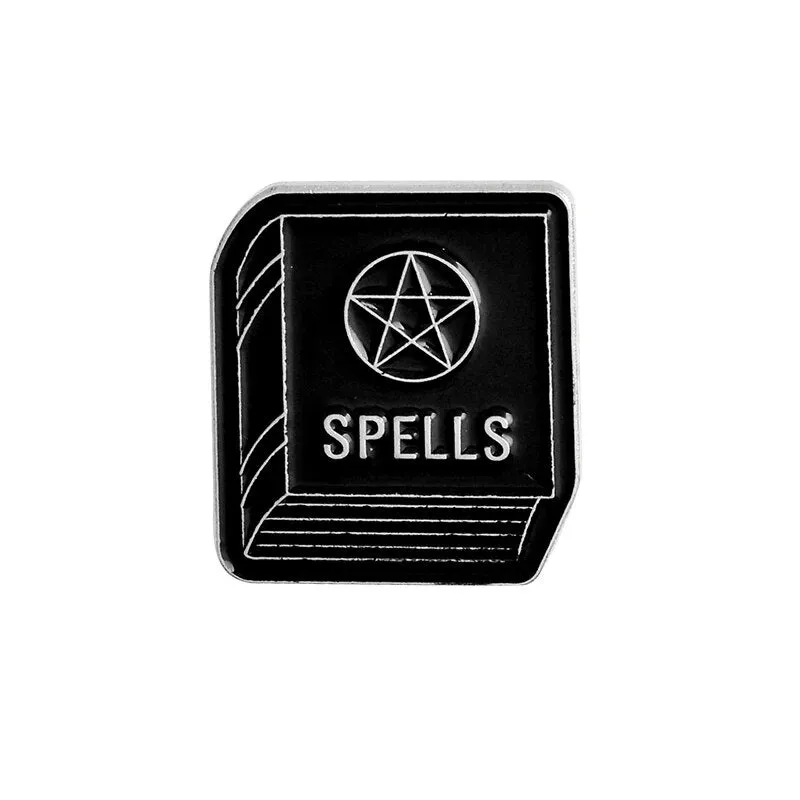Punk Trendy WITCH kitty enamel pins