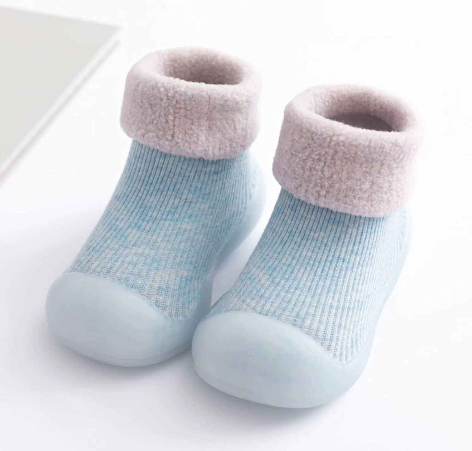 Puppy Slippers for Boys Girls Socks Slipper Soft Baby Boys Rubber Shoes Sole Boys Bedroom Slippers Size 3