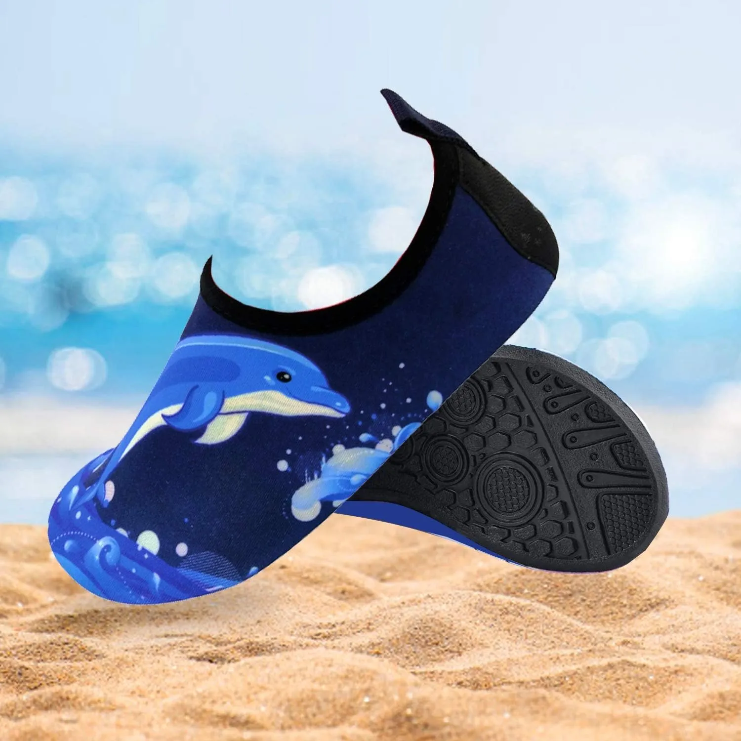 Quick-Dry, Non-Slip, Lightweight Swim Shoes for Summer, Beach, Sea & Pool  for Boys, Girls, Babies, Toddlers & Little Kids
