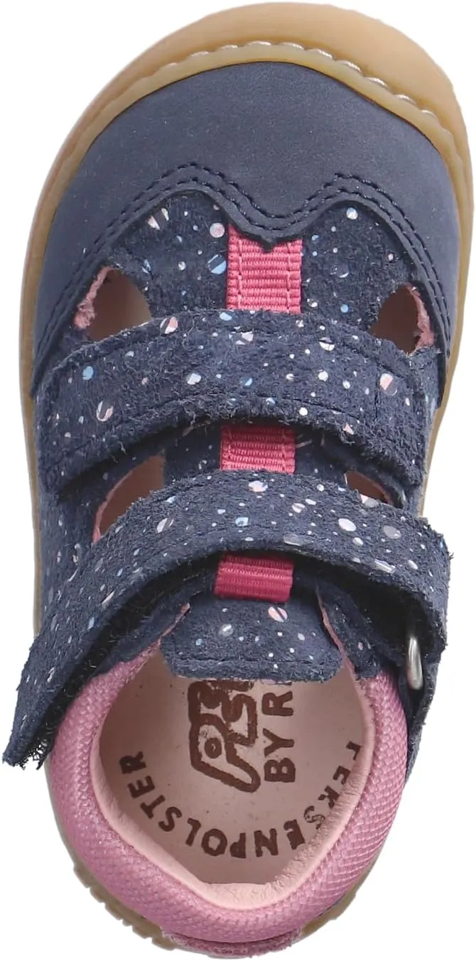 RICOSTA EBI Boys Girls Low Top Trainers Learning to Walk Width Medium Loose