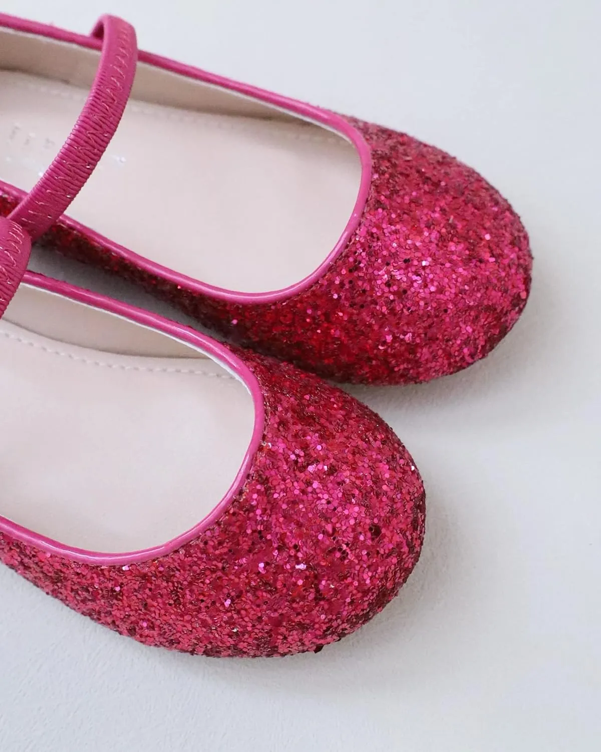 Rock Glitter Mary Jane Ballet Flats, Flower Girls Shoes, Toddler Girls, Party Shoes, Birthday Flats