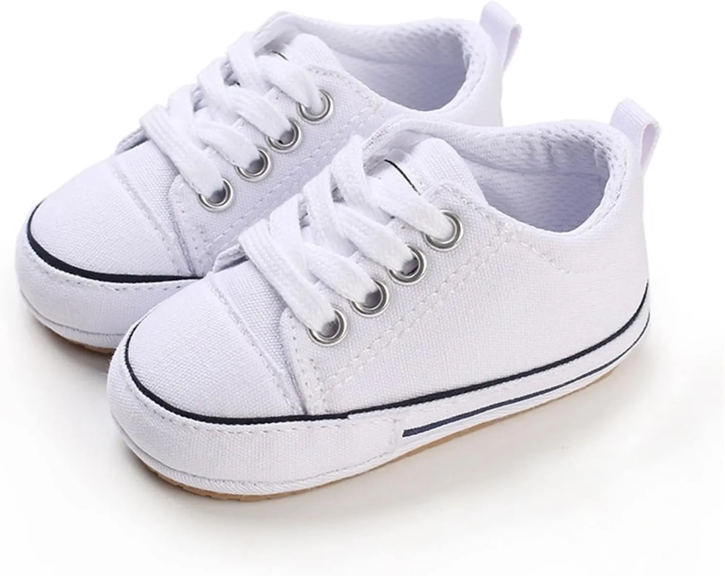 sfdgfhyf Toddler Soft Sole Shoes Spring Summer Children Infant Toddler Boys and Girls Sports Shoes Flat Bottom (White, 4 Infant)