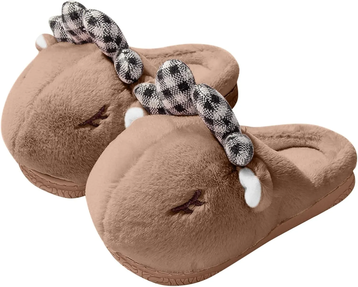 sfdgfhyf Unisex Child Soft Sole Shoes Fashion Autumn and Winter Boys and Girls Slippers Flat Bottom (Grey, 3-3.5 Years Toddler)