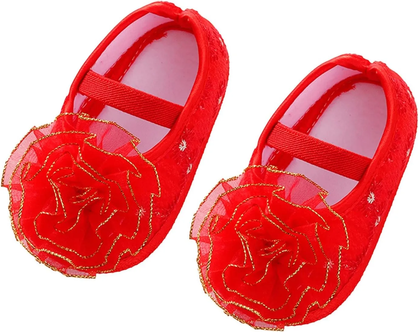 Shoes Shoes Little Child Sole Princess Toddler Flowers Shoes Soft Cute Baby Sneakers Girls Baptism Shoes