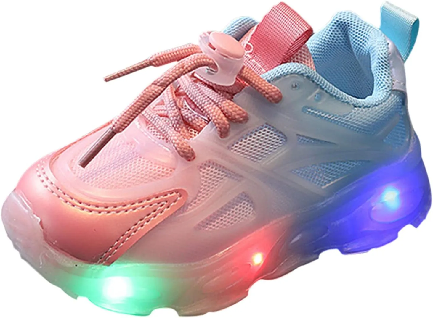 Sneakers for Boys Toddler Boys Girls Light Up Shoes Infant LED Lightweight Mesh Walking Shoes Children Fashion Kids
