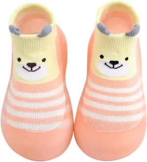 Sock Shoes for Kids Duck Boots Toddler Slip On Sneakers Non-Slip Rubber Sole B aby First Walking Shoes Lightweight