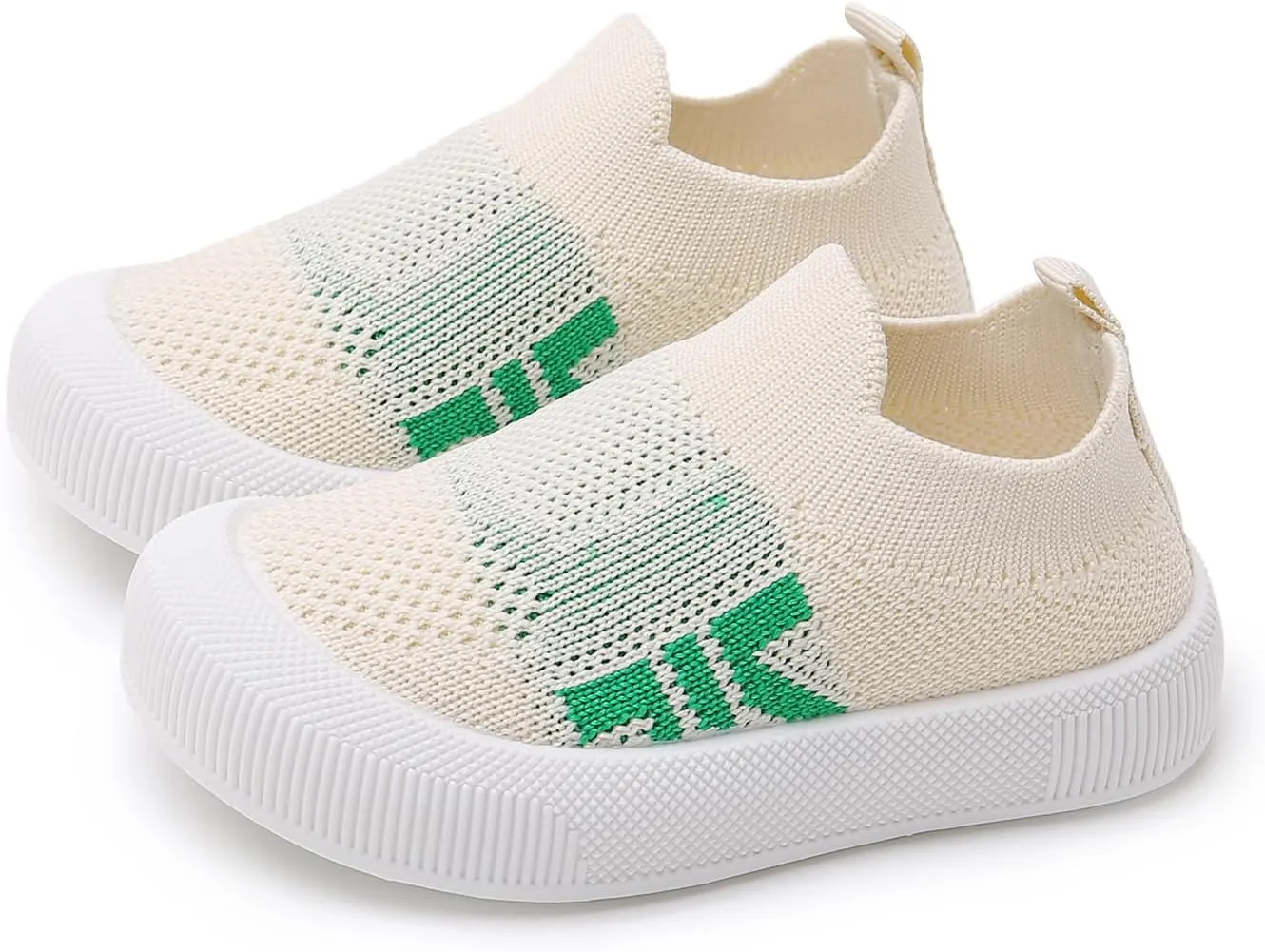 SOFMUO Baby Boys Girls Toddler Sneakers Kids Lightweight Knit Walking Shoes Mesh Breathable Tennis Trainers Shoe 1-3 Yrs