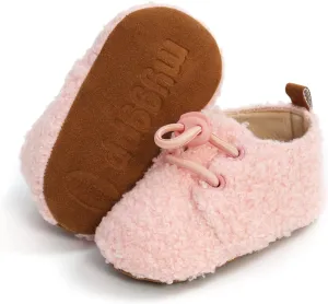 SOFMUO Unisex Baby Girl Boy Slippers Lightweight Non-Slip Indoor Moccasins House Shoes Toddler Booties