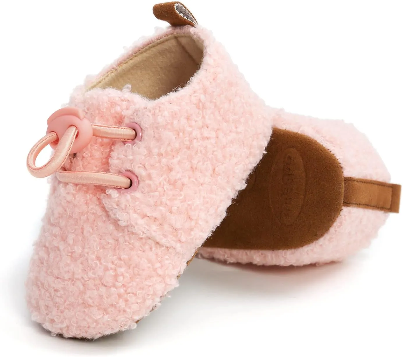 SOFMUO Unisex Baby Girl Boy Slippers Lightweight Non-Slip Indoor Moccasins House Shoes Toddler Booties
