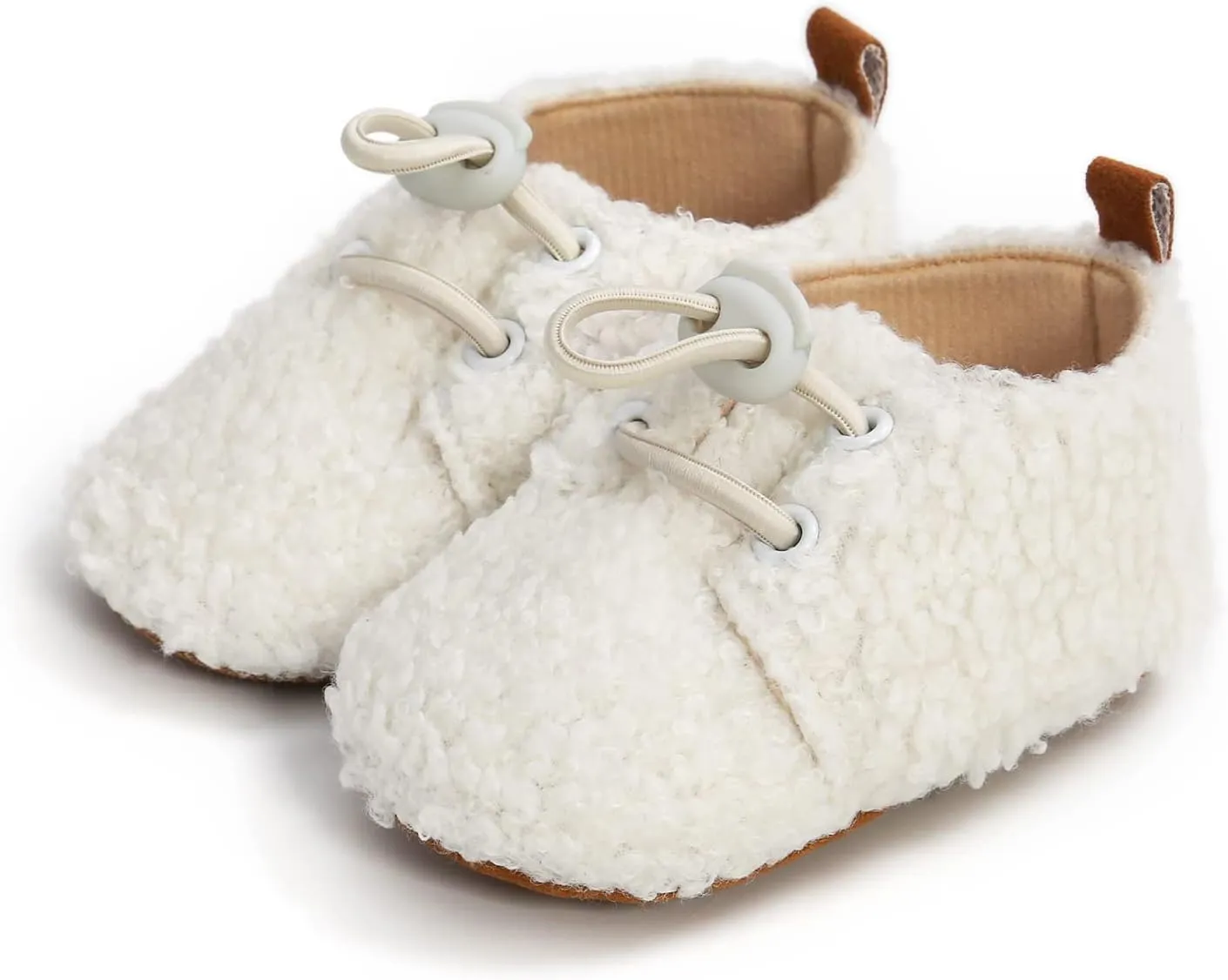 SOFMUO Unisex Baby Girl Boy Slippers Lightweight Non-Slip Indoor Moccasins House Shoes Toddler Booties