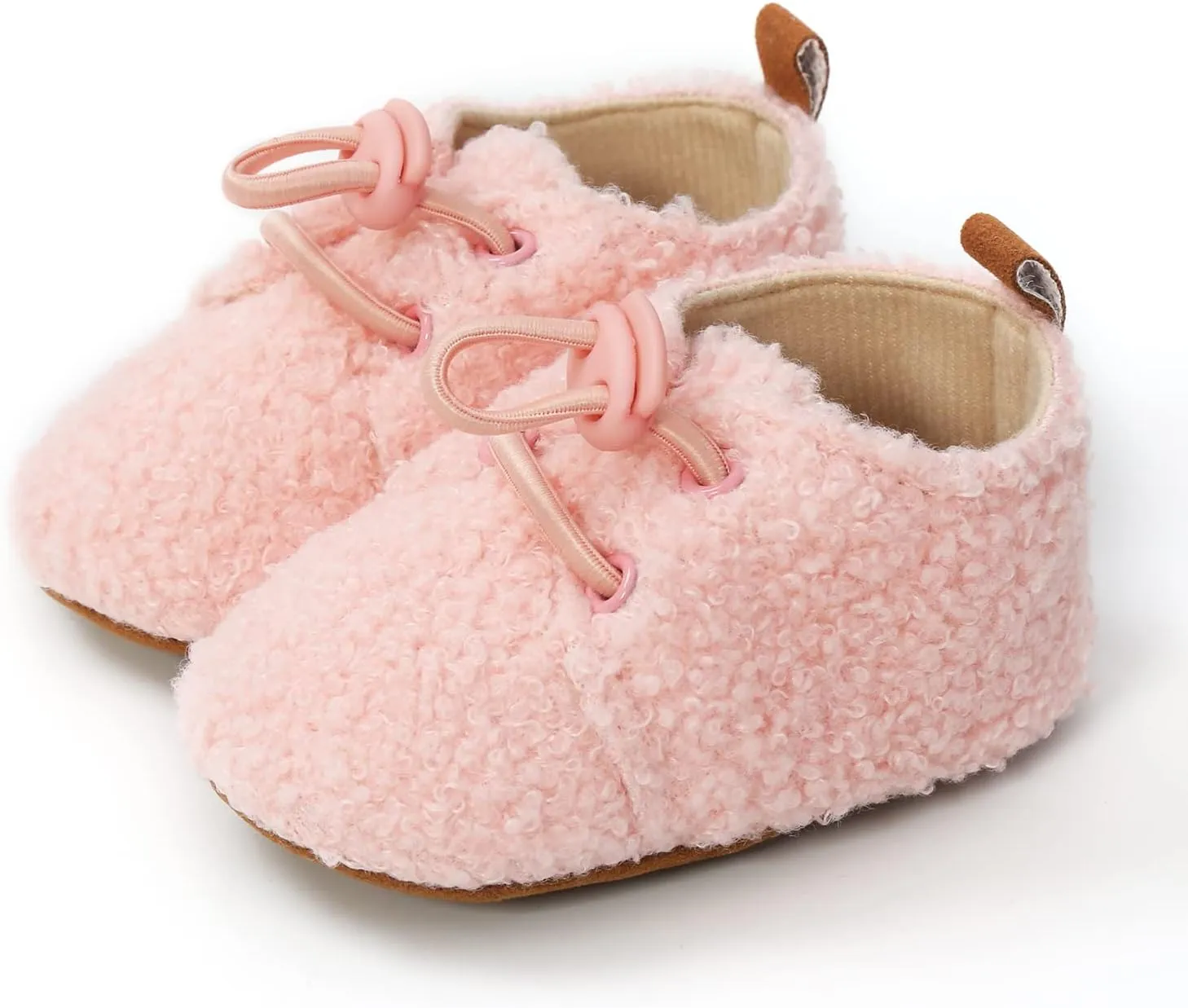 SOFMUO Unisex Baby Girl Boy Slippers Lightweight Non-Slip Indoor Moccasins House Shoes Toddler Booties