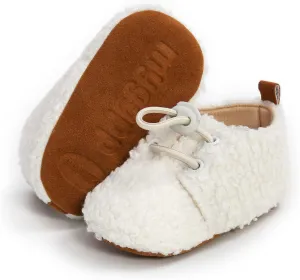 SOFMUO Unisex Baby Girl Boy Slippers Lightweight Non-Slip Indoor Moccasins House Shoes Toddler Booties