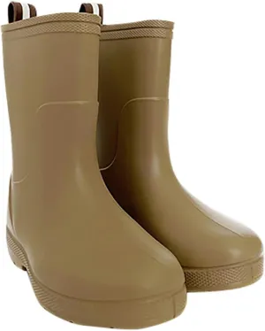 Solid Rain Boots Toddler Children Soft Pull On Rainboots Boys Girls Classic Water Shoes Baby Anti Slip Children Boots