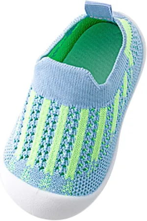 Sport Shoes for Girls Infant Toddler Shoes Mesh Slip On Socks Shoes Soft Sole Non Slip Wear Out Toddler Floor Shoes