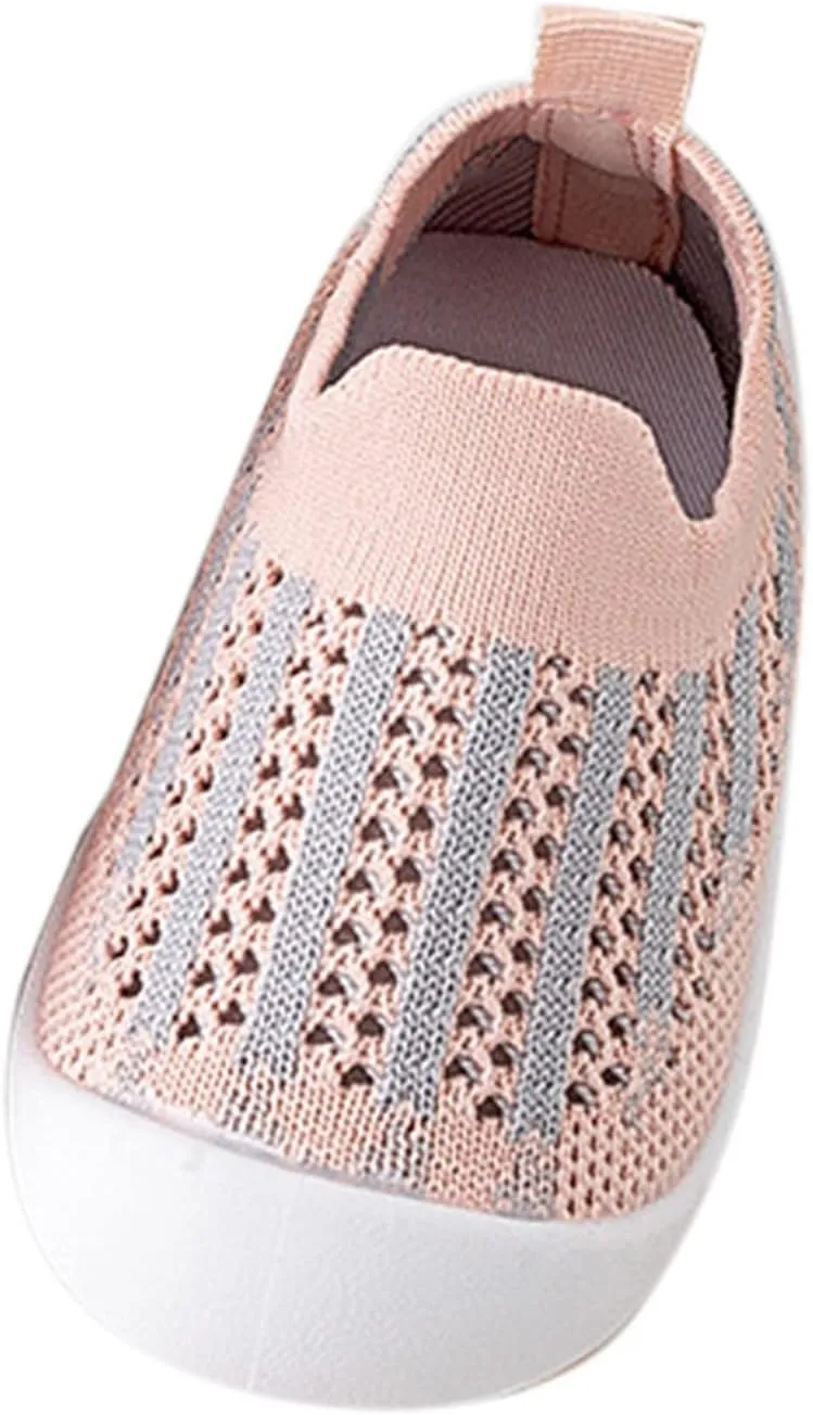 Sport Shoes for Girls Infant Toddler Shoes Mesh Slip On Socks Shoes Soft Sole Non Slip Wear Out Toddler Floor Shoes