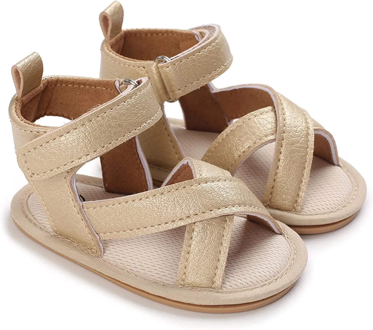 Spring And Summer Children Baby Toddler Shoes Boys And Girls Sandals Solid Color Open Toe Breathable Sheep Baby Slippers