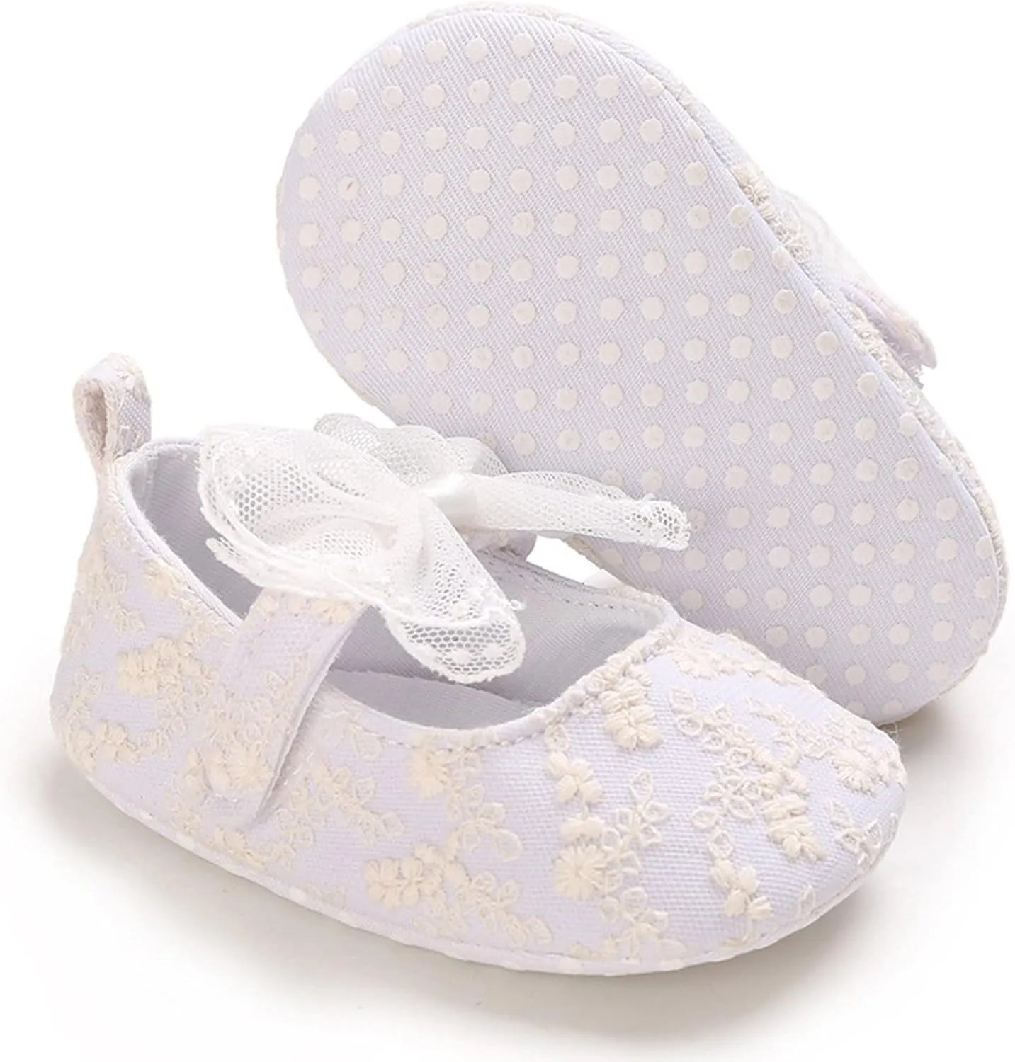 Spring and Summer Children Baby Toddler Shoes Girls Casual Shoes Lightweight Flat Sole Solid Color White Breathable Comfortable Bow Knot 6 Toddler Shoes