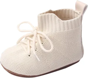 Spring and Summer Children Infant Toddler Shoes Boys and Girls Floor Sports Shoes Non Slip Lace Up High Top Mesh Bi Rite
