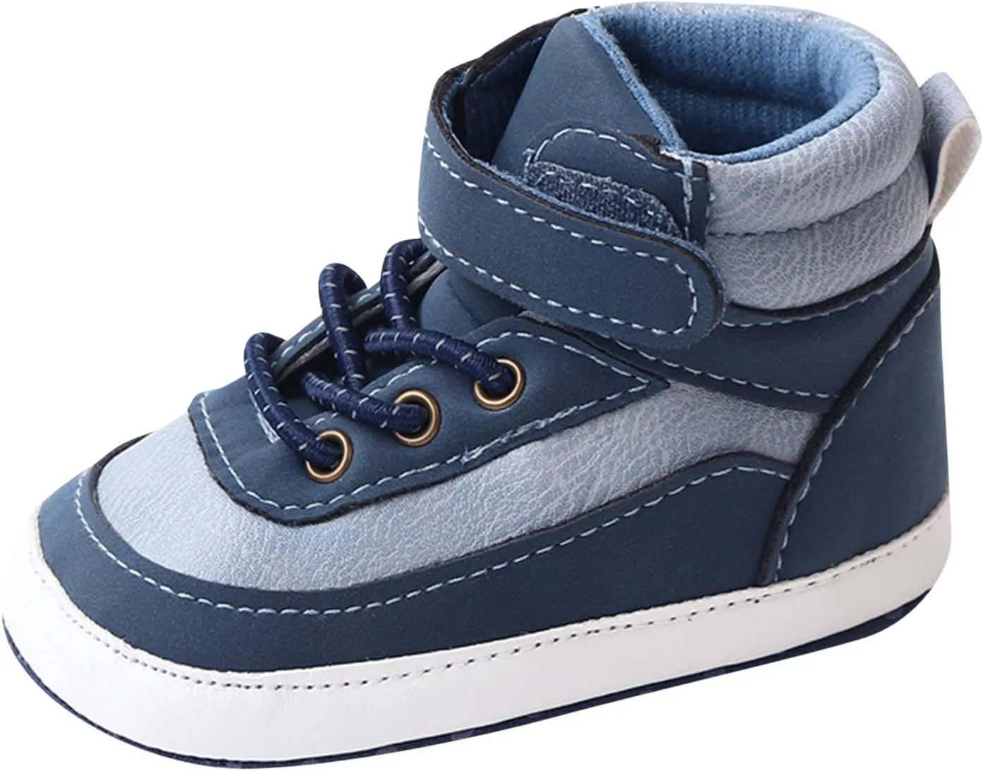 Spring and Summer Children Infant Toddler Shoes Boys and Girls Sports Shoes Flat Bottom High Top Comfortable Solid Color Casual Style Boys Dress Boots