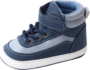Spring and Summer Children Infant Toddler Shoes Boys and Girls Sports Shoes Flat Bottom High Top Comfortable Solid Color Casual Style Boys Dress Boots