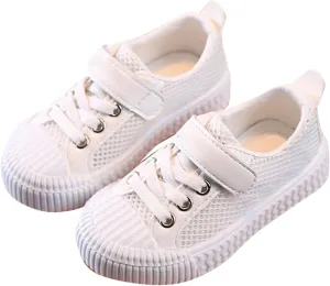 Spring and Summer New Mesh Rubber Sole Non Slip Children's Cute Casual Sports Shoes Girl Tennis Shoes Size 13