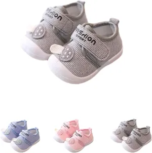 Squeak Shoes Toddler Girl Baby Boy Sneakers, Cute Comfort Anti-Slip Soft Sole First-Walking Squeaky Little Kid Trainers for First Walkers in Autumn Winter