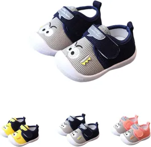 Squeak Shoes Toddler Girl Baby Boy Sneakers, Cute Comfort Anti-Slip Soft Sole First-Walking Squeaky Little Kid Trainers for First Walkers in Autumn Winter