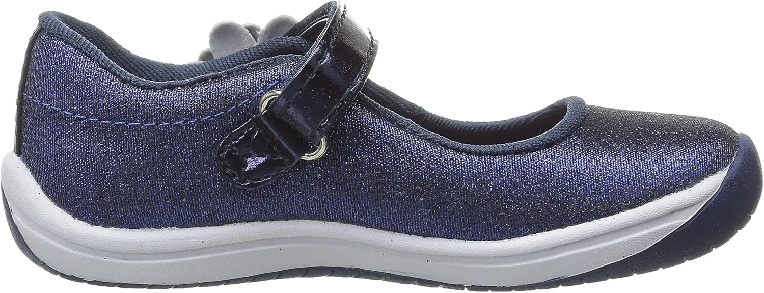 Stride Rite Haylie Mary Jane (Toddler/Little Kid), Silver, 8 Toddler