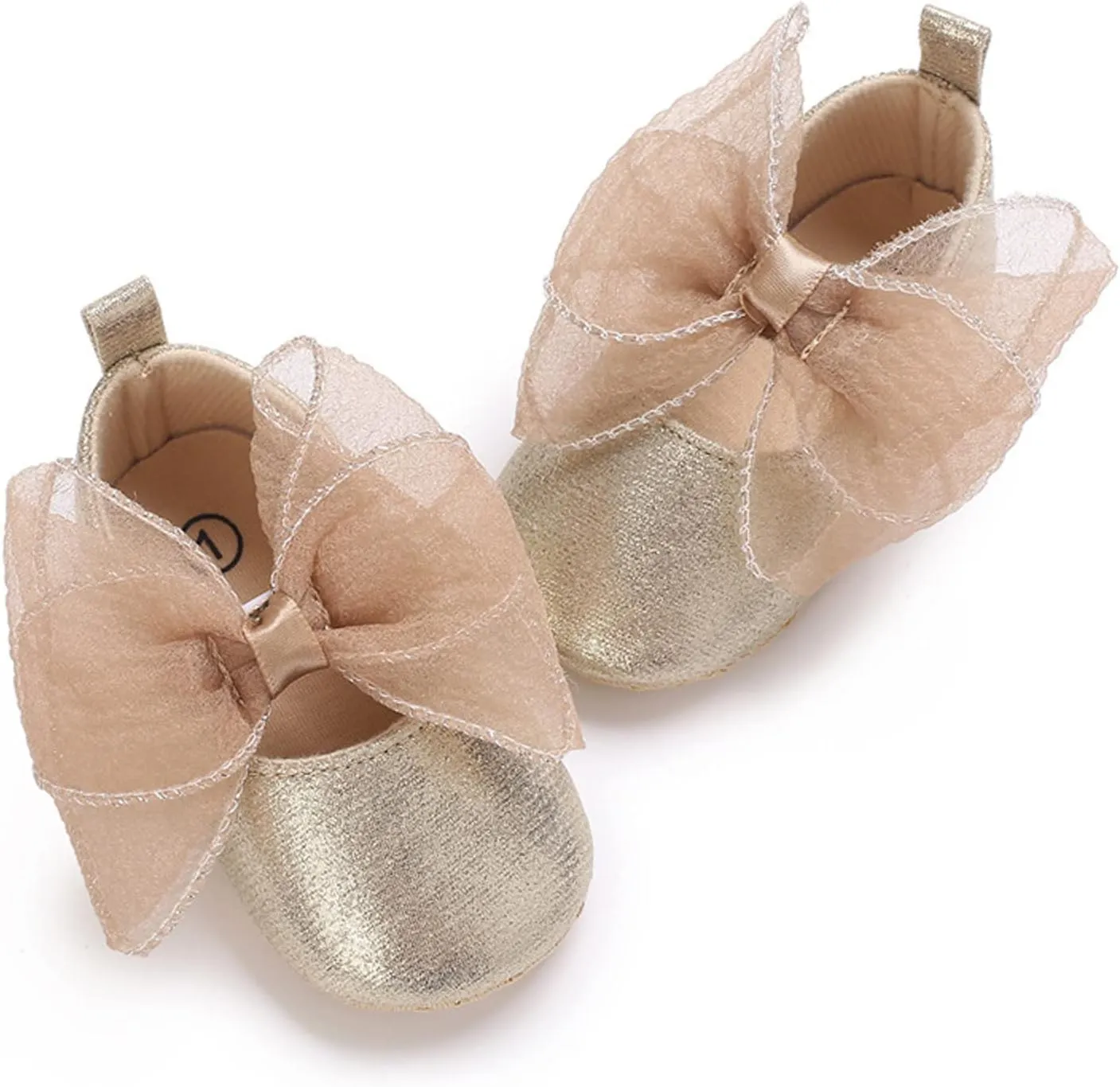 Summer Children Infant Infant Shoes Girls Sports Flat Bottom Round Toe Ribbon Bow Hook Loop Baby Shoes Size 4 Girls