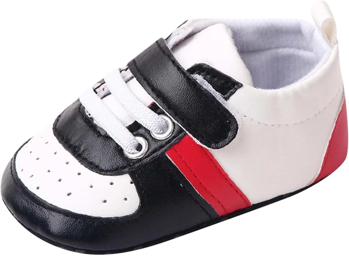 Summer Children Infant Walking Shoes Boy and Girl Sports Shoes Flat Bottom Lightweight Breathable Upper Colorblock Hook Loop Toddler Girl Size 8