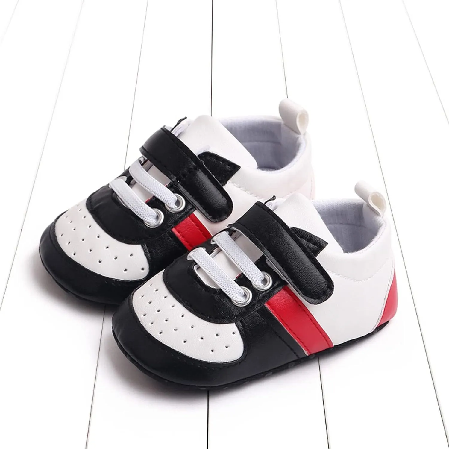 Summer Children Infant Walking Shoes Boy and Girl Sports Shoes Flat Bottom Lightweight Breathable Upper Colorblock Hook Loop Toddler Girl Size 8