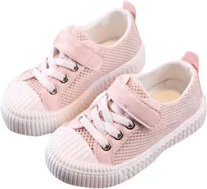 Summer Thin Mesh Rubber Sole Lightweight Breathable Non Slip Children's Casual Sports Toddler Girl Tennis Shoes Size 9