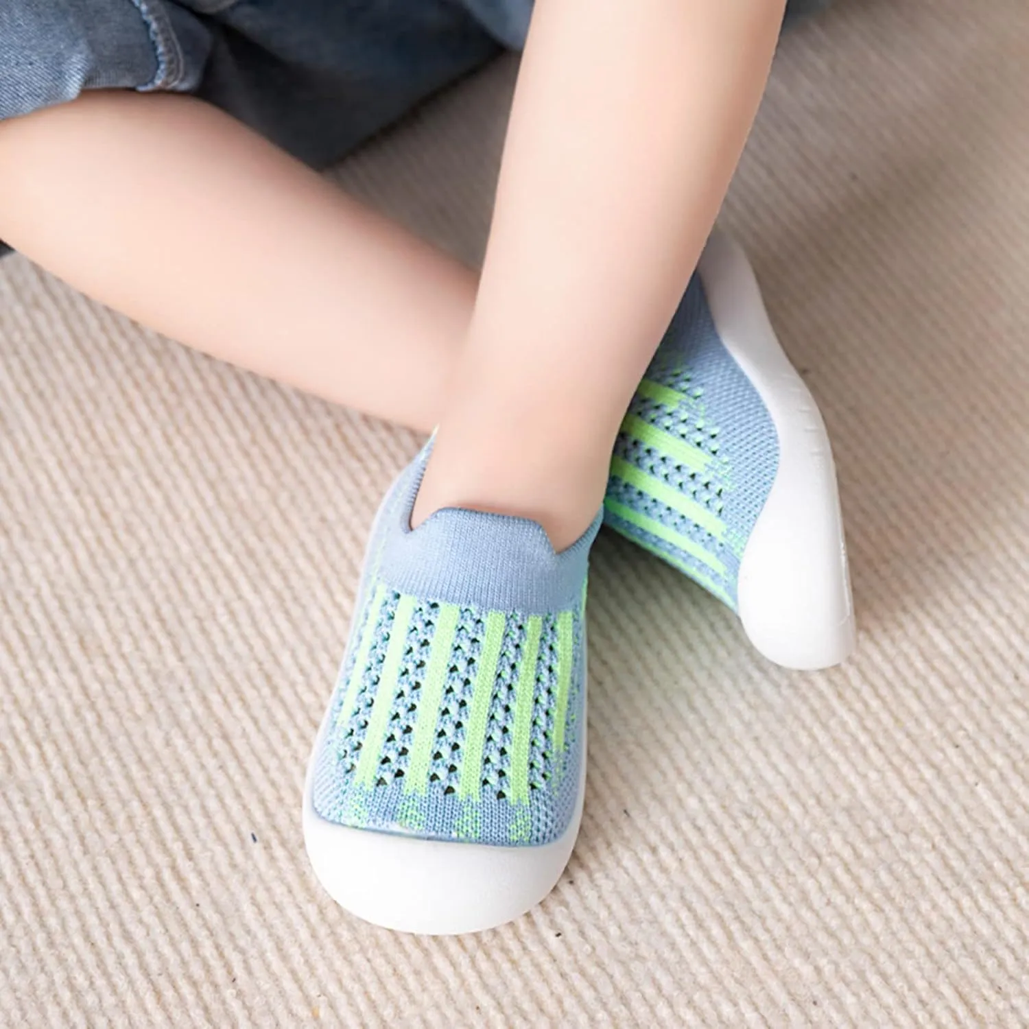 Tennis Shoes for Baby Infant Toddler Shoes Mesh Slip On Socks Shoes Soft Sole Non Slip Wear Out Toddler Floor Shoes