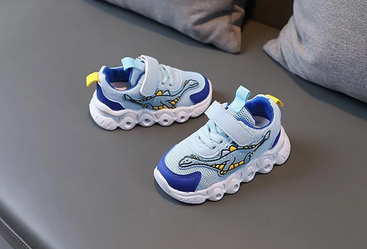 Toddler and Little Kid Boys Girls Light Up Shoes Flashing Lightweight Mesh Breathable Adorable Running Sneakers