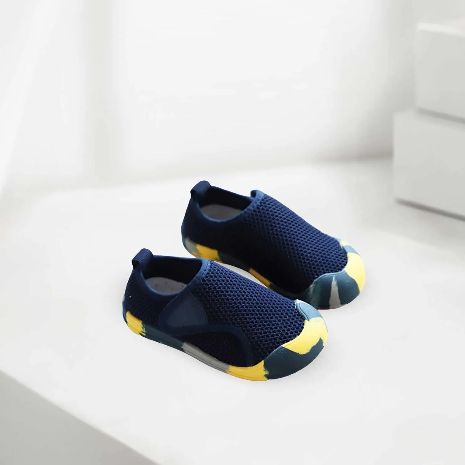 Toddler Baby Boy Girl Shoes Breathable Shoes Baotou Sneakers Mesh Baby Soft Sole Fashion Tie Shoes for Little Girls