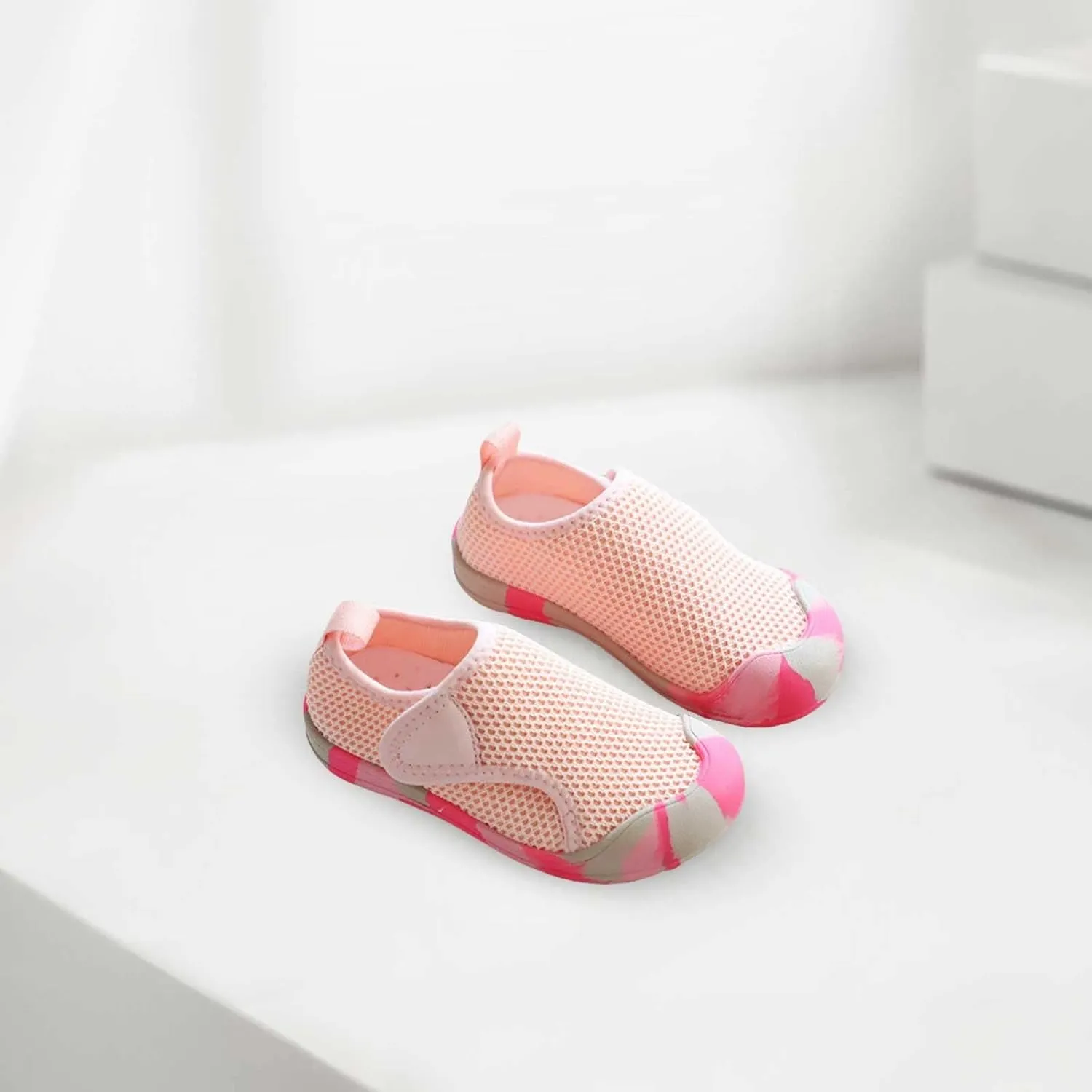 Toddler Baby Boy Girl Shoes Breathable Shoes Baotou Sneakers Mesh Baby Soft Sole Fashion Unisex Girl Tennis Shoes